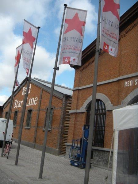 Antwerp, Belgium and Amsterdam, the Netherlands -- opening of Red Star Line Museum September 24-28, 2013.